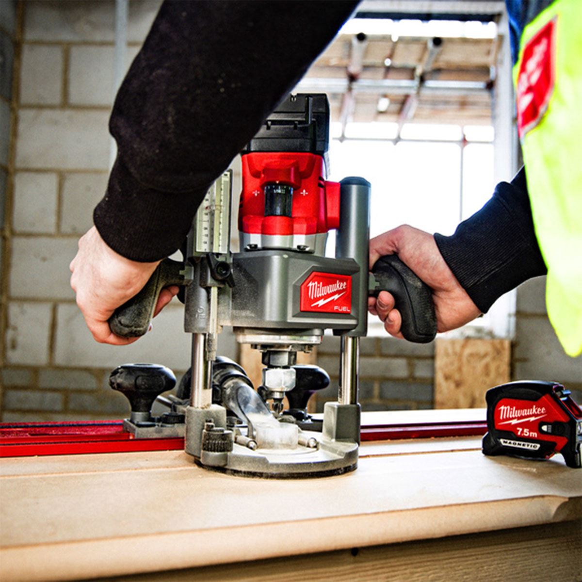 Milwaukee Router Guide Rail Adaptor RBA-2 4932493306