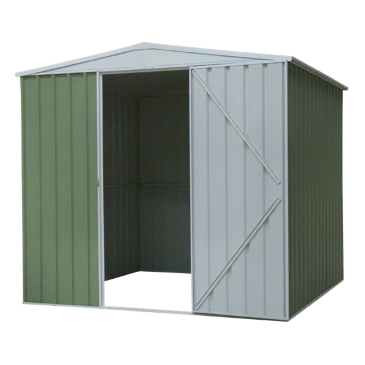 Sealey DG115 Dellonda Galvanised Steel Metal Garden Shed -Green