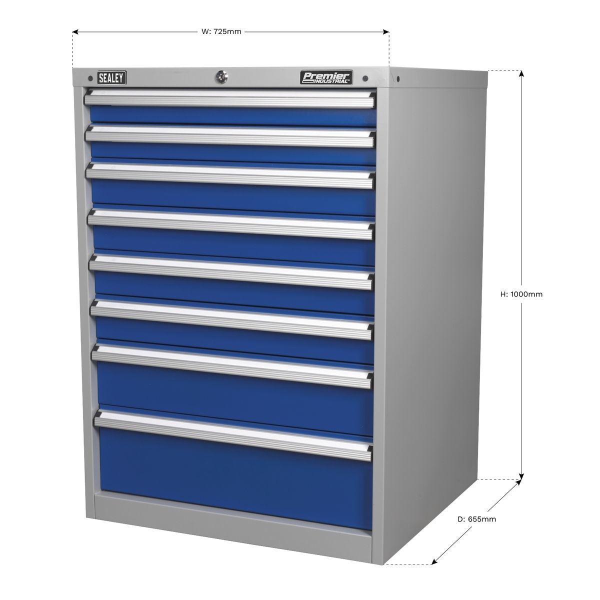 Sealey API7238 Cabinet Industrial 8 Drawer