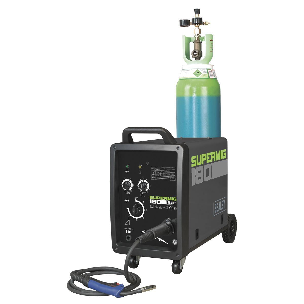 Sealey SUPERMIG180 180A Professional MIG Welder with Binzel Euro Torch 230V