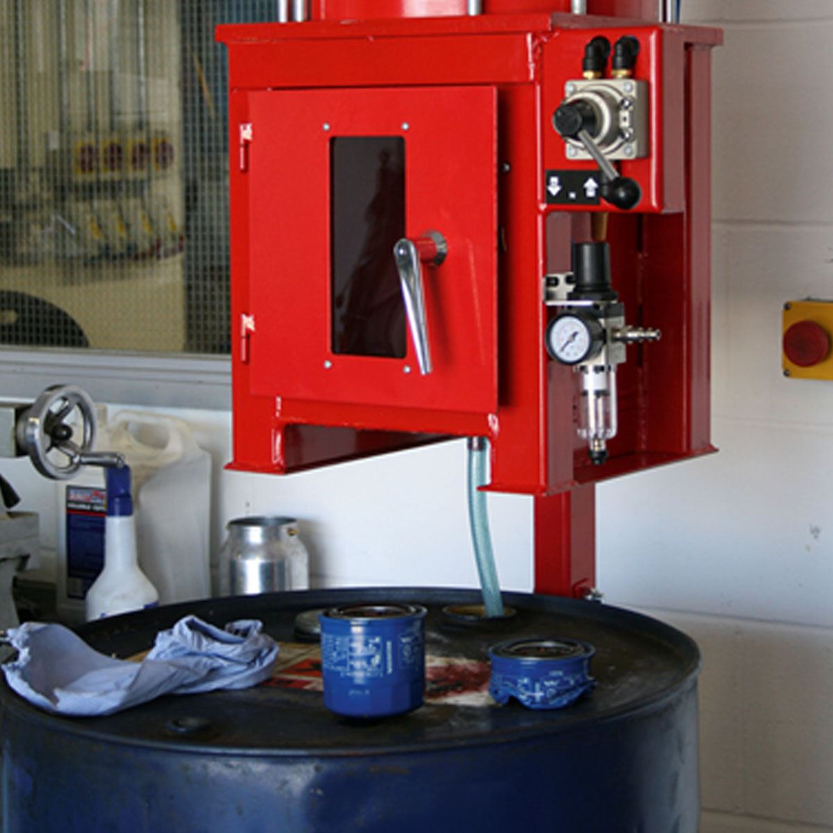 Sealey HFC08 Pneumatic Oil Filter Crusher