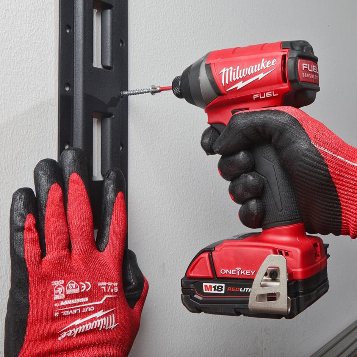 Milwaukee 4932478996 Vertical E-Track for Packout Racking System Pack of 2