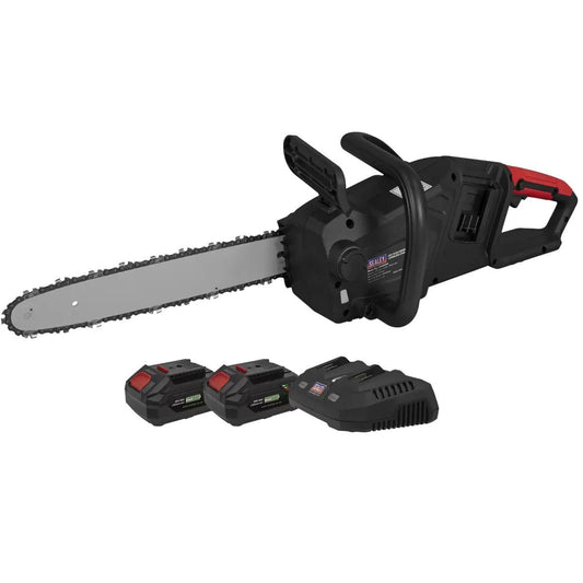 Sealey CP40VCSKIT 40V 35cm Cordless Chainsaw Kit With 2 battries & charger