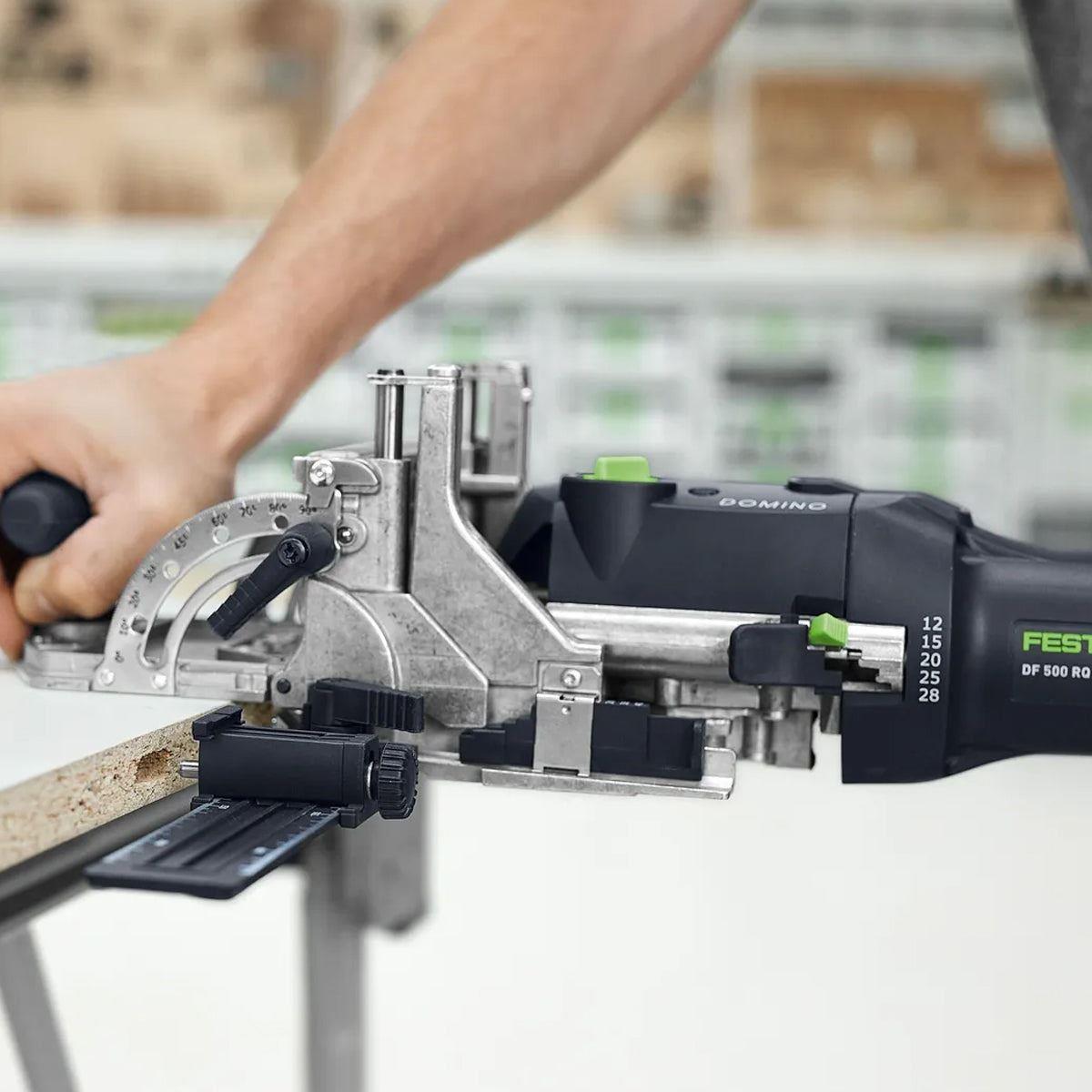 Festool DF 500 RQ-Plus 230V GB Corded DOMINO Joining Machine - 578464 With DOMINO Beech Range 576794