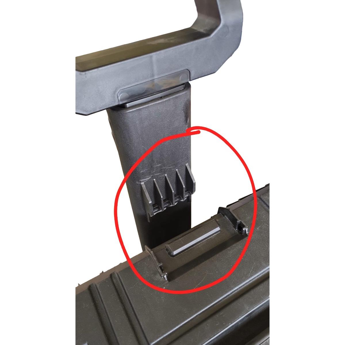 DeWalt DEW183347 TSTAK Mobile Storage With Extendable Long Handle NO TRAY DWST83347-1 Item Condition Damaged Box
