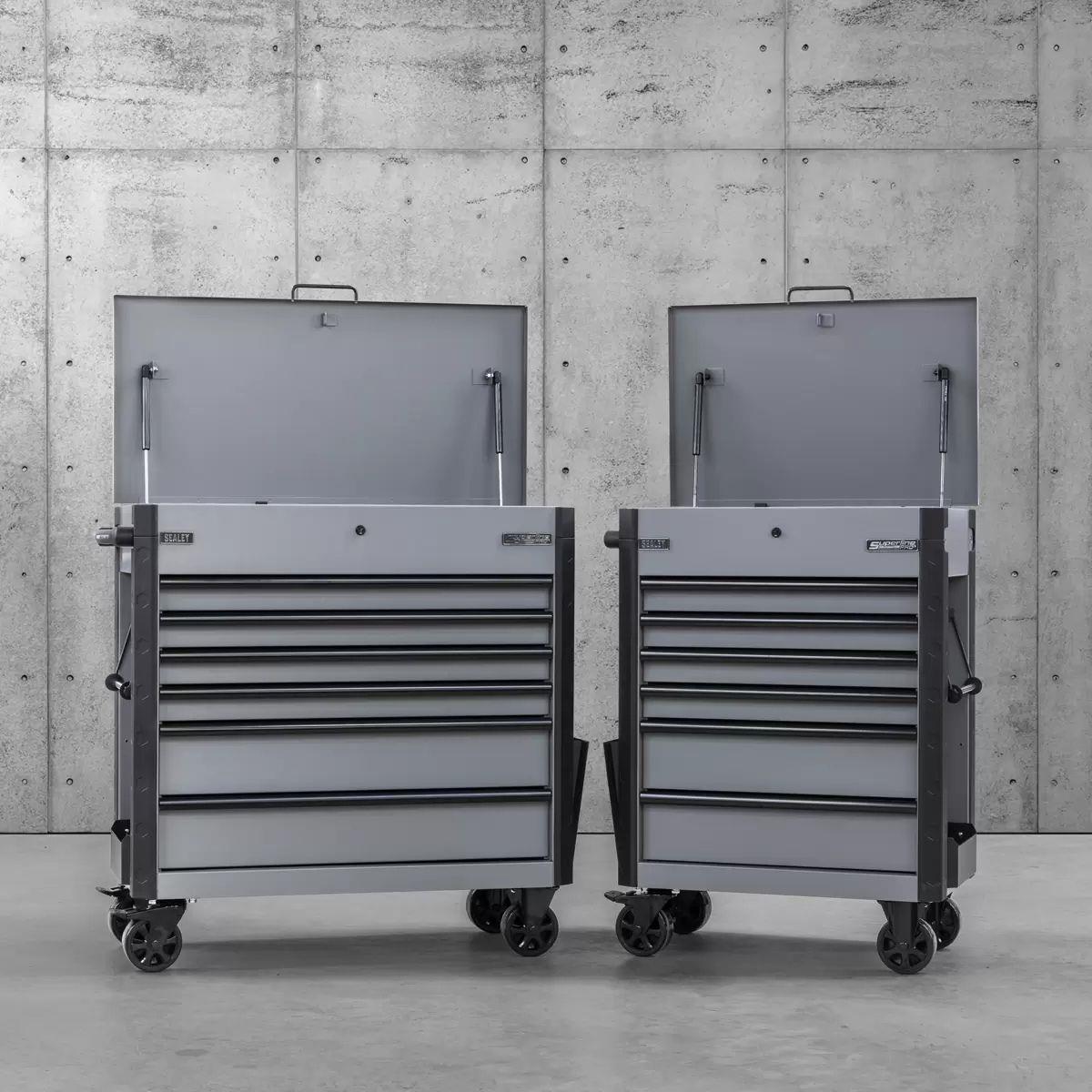 Sealey AP366G Tool Trolley 6 Drawer Grey