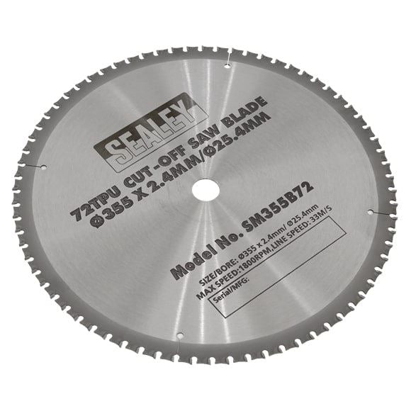 Sealey SM355B72 Cut-Off Saw Blade