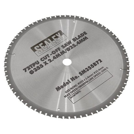 Sealey SM355B72 Cut-Off Saw Blade