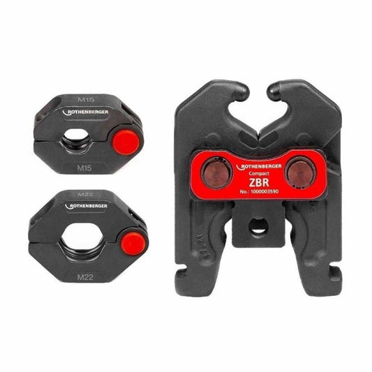 Rothenberger Romax Compact M Profile 15mm-22mm Press Ring Set with Actuator 1000004857