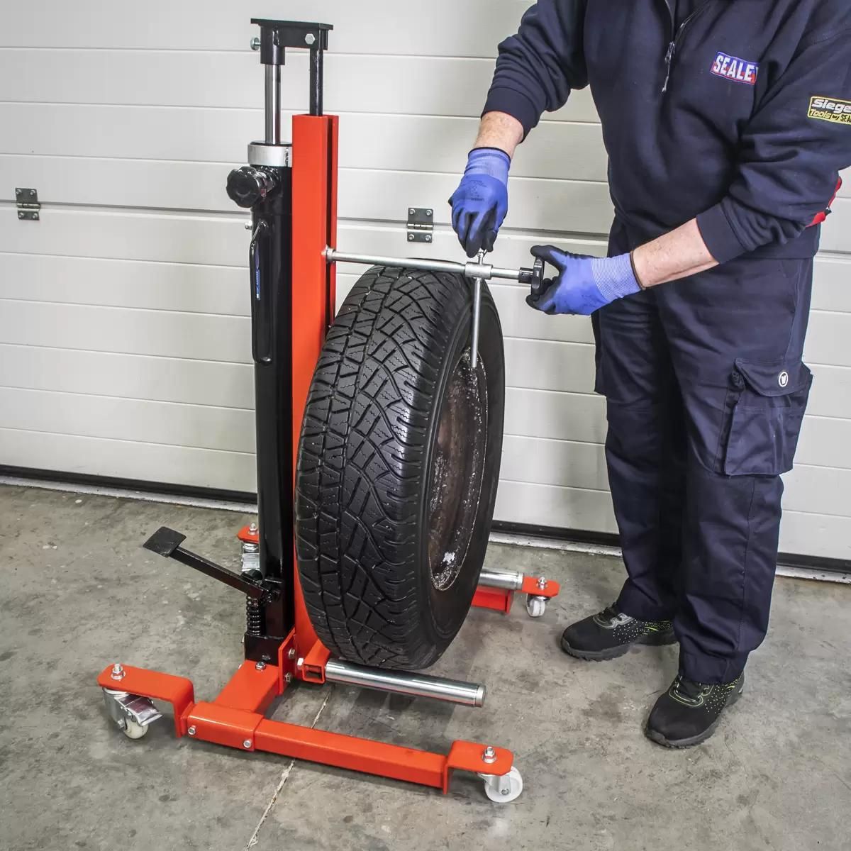 Sealey WD80 Quick Lift Wheel Removal/Lifter Trolley 80kg