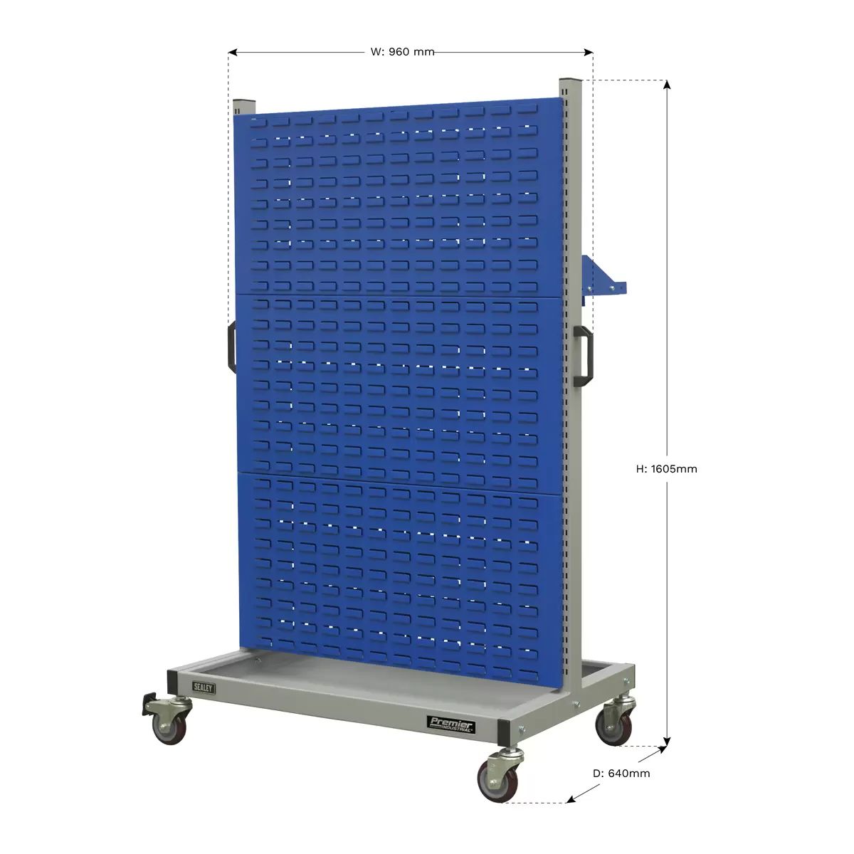 Sealey APICCOMBO1 Industrial Mobile Storage System with Shelf