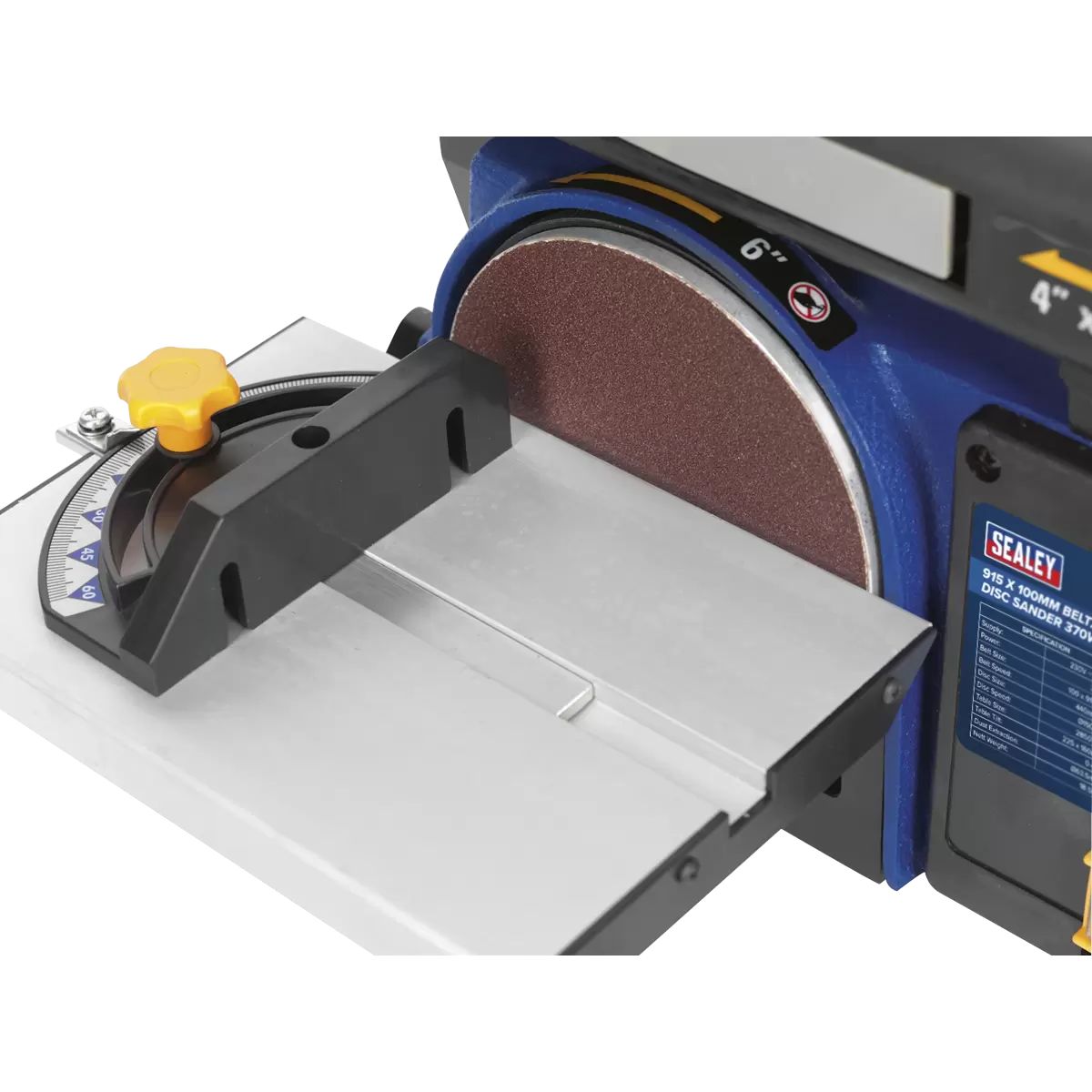 Sealey SM914 Belt/Disc Ø150mm Sander 370W/230V