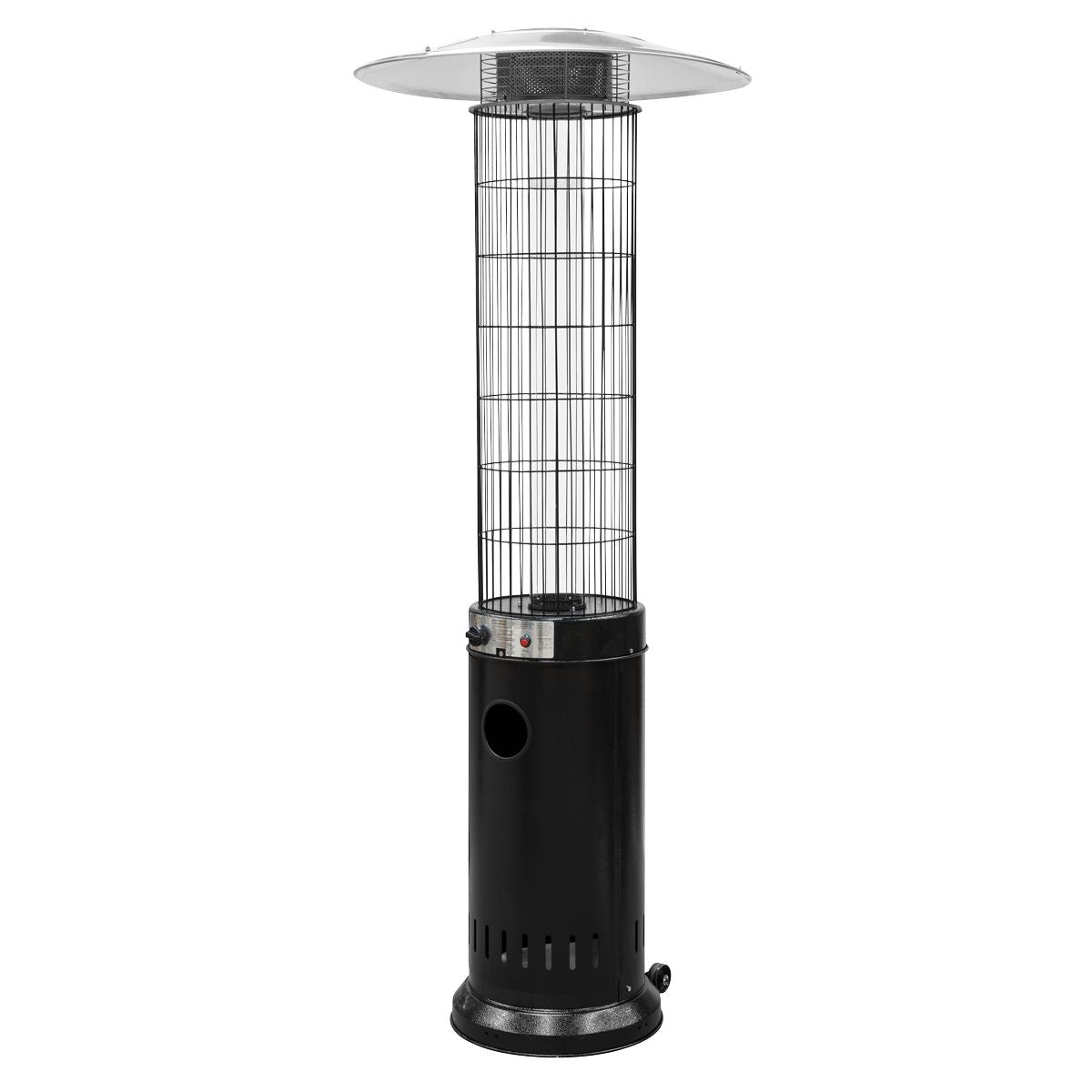 Dellonda DG124 13kW Black Gas Patio Heater for Commercial & Domestic Use