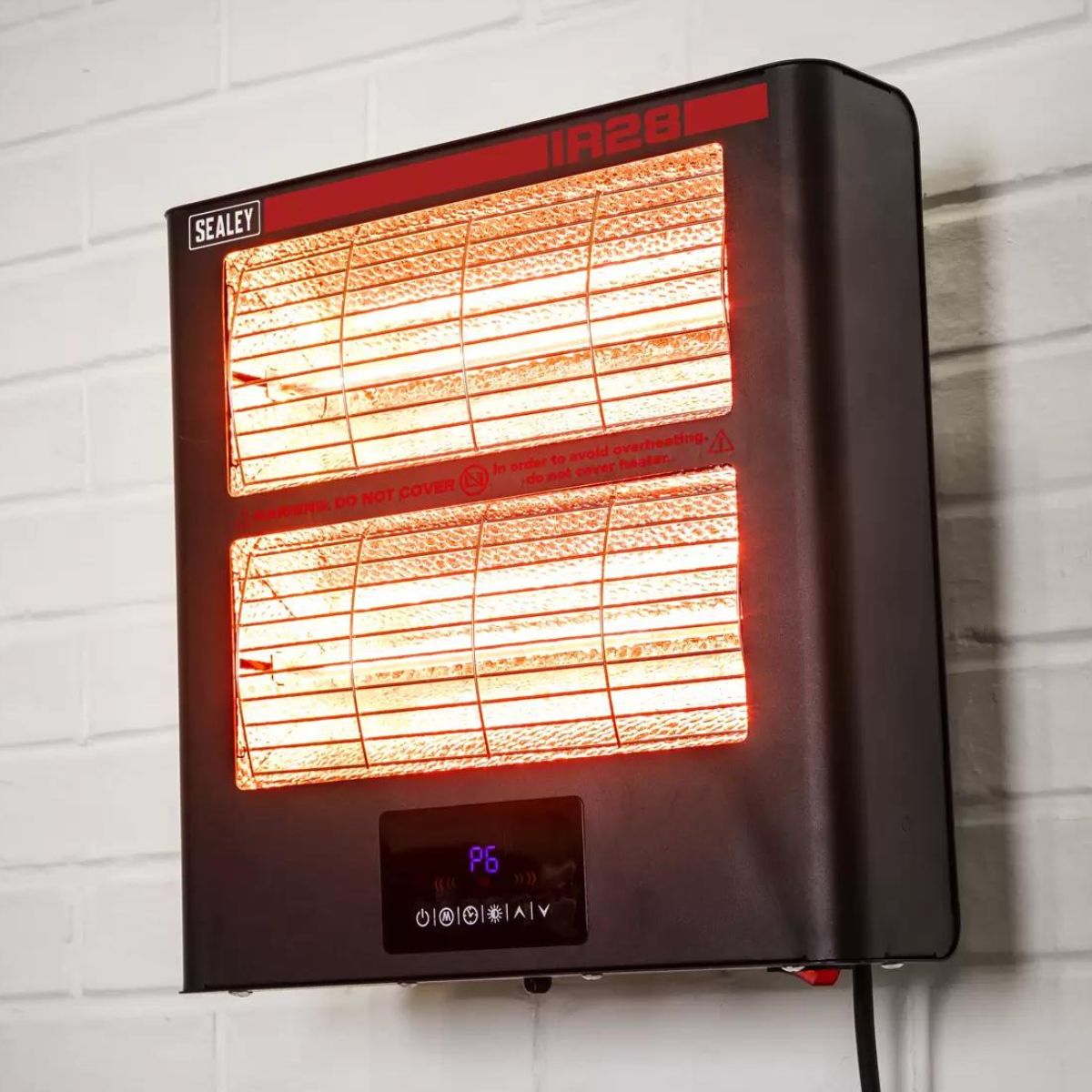 Sealey IR28 Wall Mounting Infrared Quartz Heater 230V/2.8kW