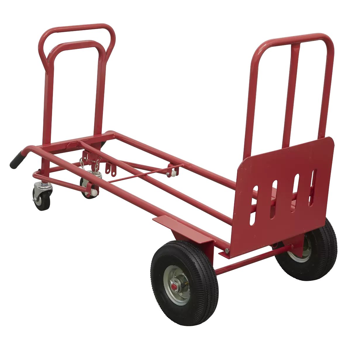 Sealey CST989 3-in-1 Sack Truck with Pneumatic Tyres 250kg Capacity