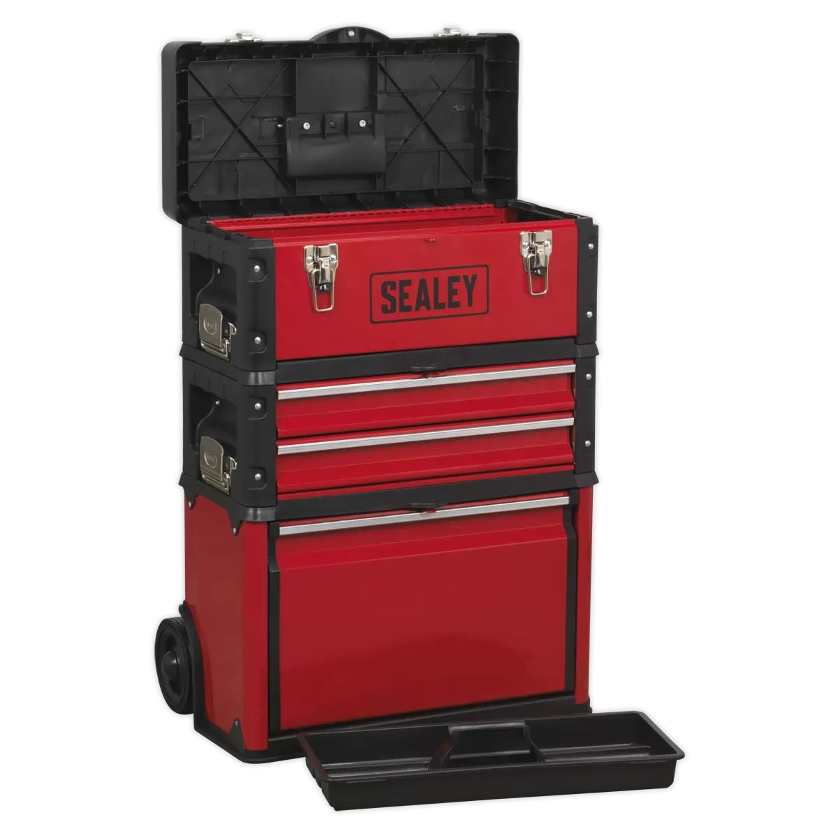 Sealey AP548 3 Compartment Mobile Steel/Composite Toolbox