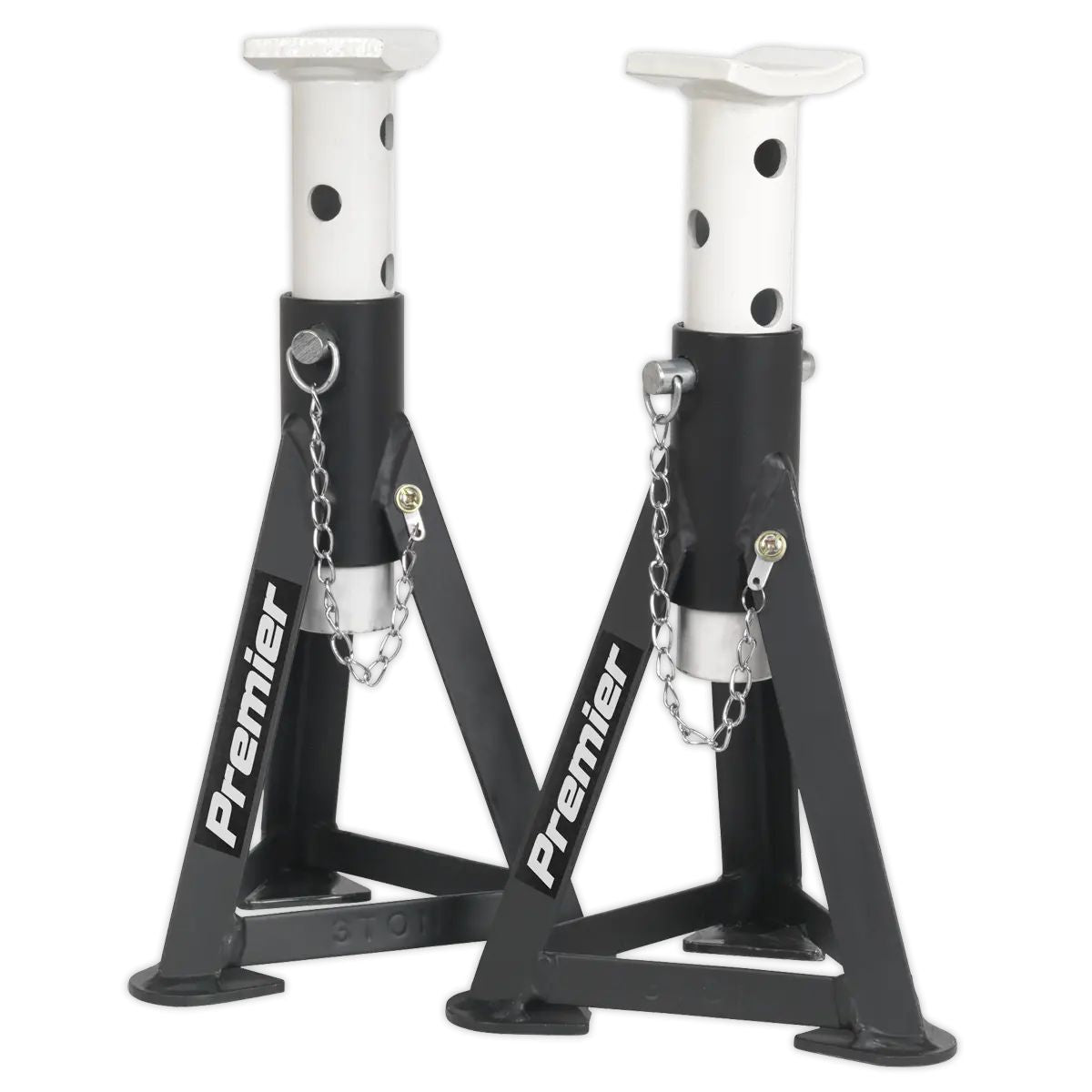 Sealey 3000CXDCOMBO1 Trolley Jack 3t & Axle Stands Pair 3t per Stand Combo