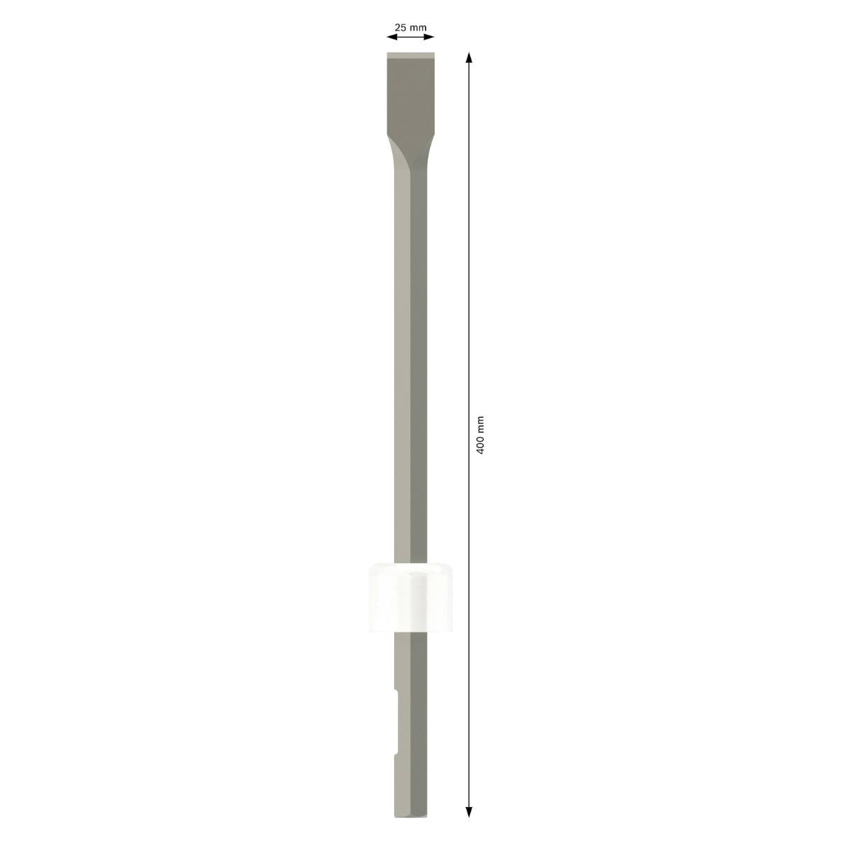 Bosch 400mm x 25mm Flat chisel with 19mm Hex 1618630201 Item Condition Box Opened Never Used