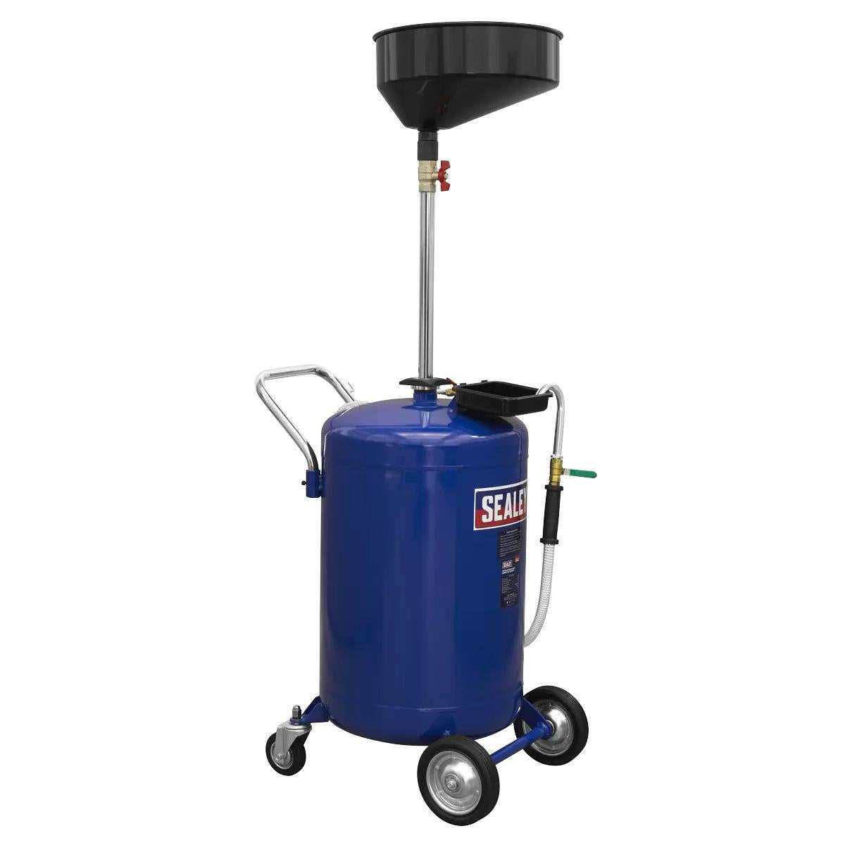 Sealey AK458DX 110L Air Discharge Mobile Oil Drainer