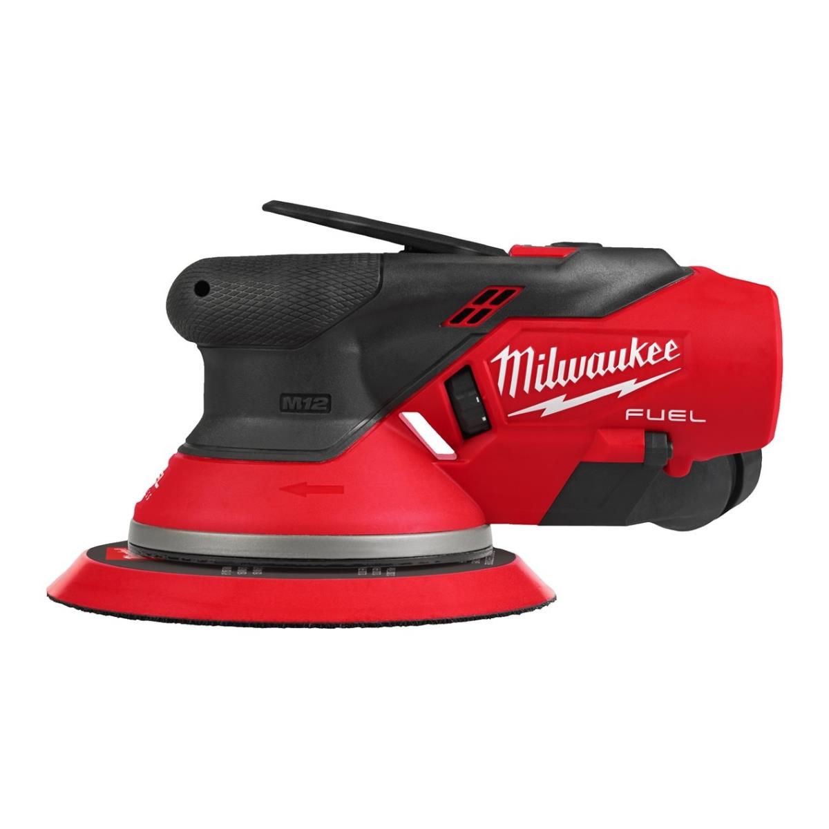 Milwaukee M12FROS5-502X 12V Brushless 150mm Random Orbital Sander with 2 x M12HB5 5.0Ah Battery, Charger & Case 4933493652