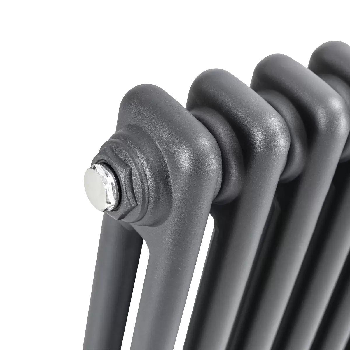 Sealey DH356 Baridi Horizontal Traditional 2 Column Radiator 600 x 427mm Anthracite