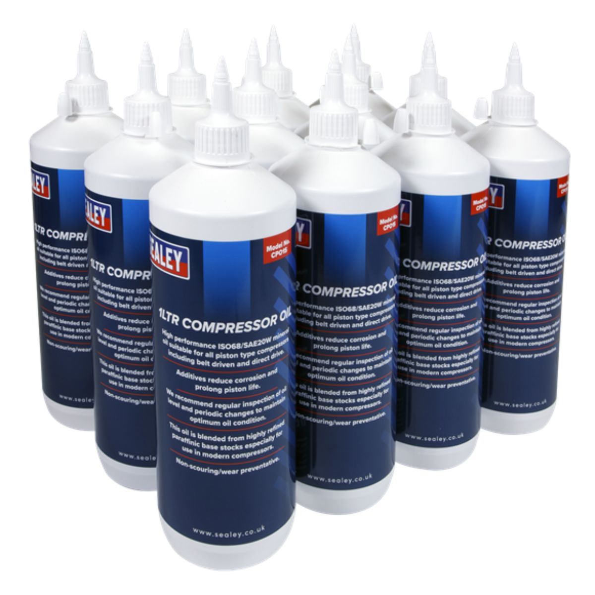 Sealey CPO/1 Compressor 1L Oil -Pack of 12