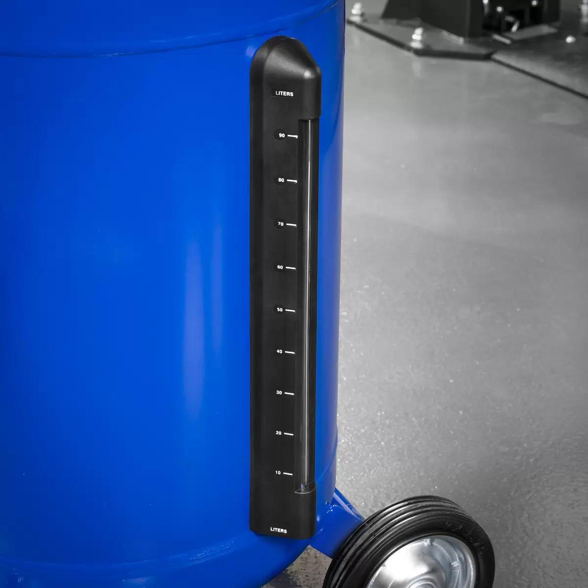 Sealey AK459DX 90L Air Discharge Mobile Oil Drainer with Probes