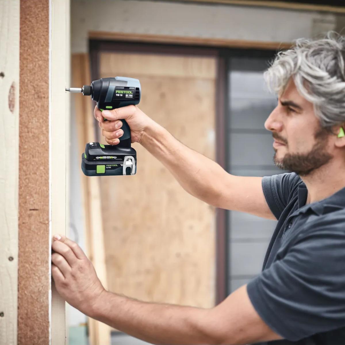 Festool TID 18 HPC4,0I-Set T18GB 18V Brushless Impact Driver & Drill Driver Twin Set with 2 x 4.0Ah Battery, Charger & Case 577245