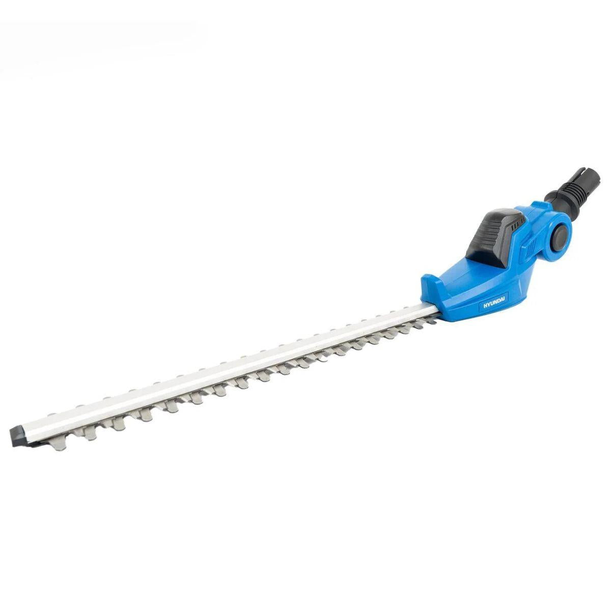 Hyundai HY20CPHT 20V 450mm Cordless Long Reach Pole Hedge Trimmer, 2.6m Long Reach with 2.0Ah li-ion Battery & Charger
