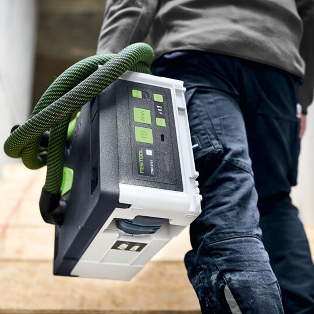 Festool CLEANTEC CTLC SYS I-Basic 36V Mobile Dust Extractor with 2 x 5.0Ah Battery & Charger