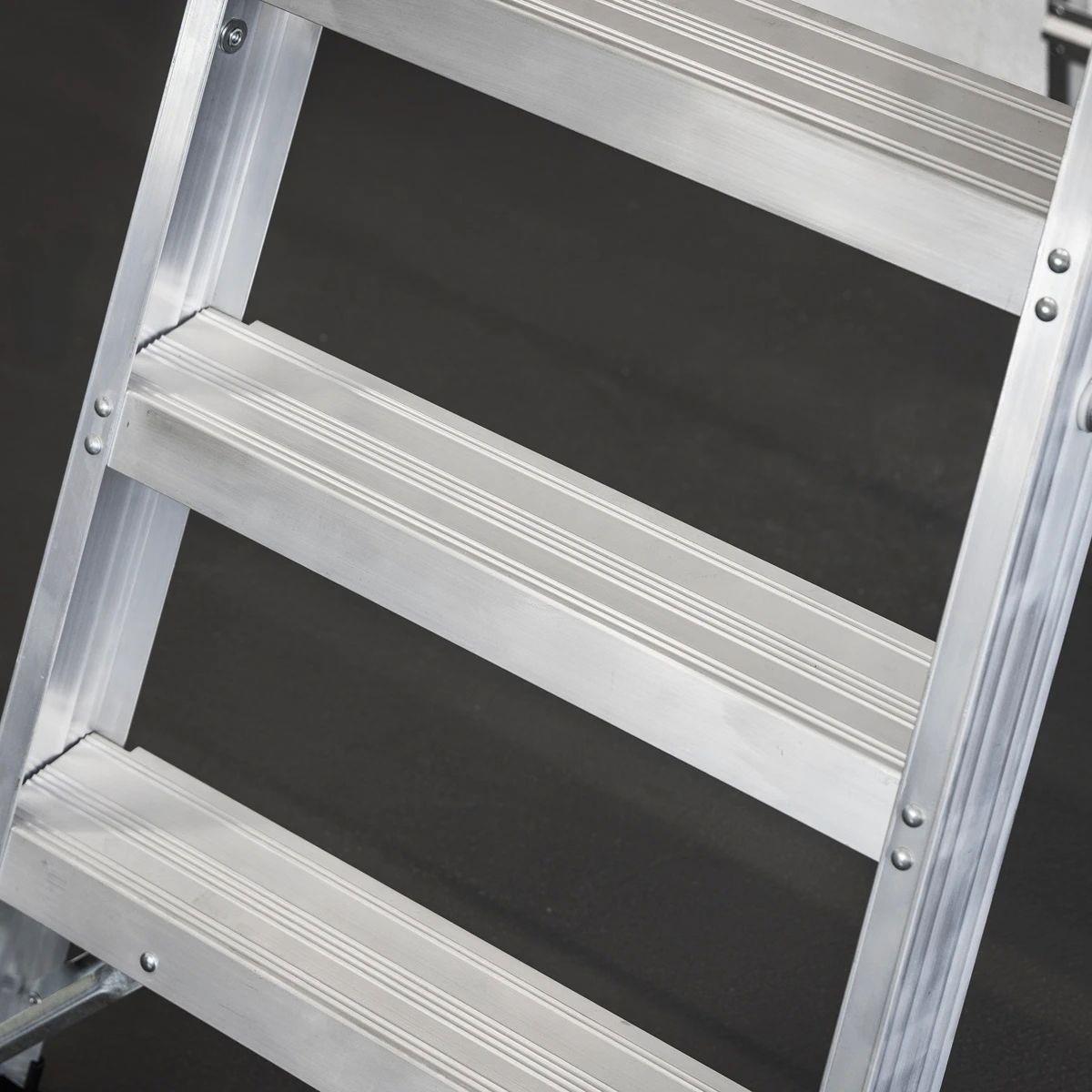 Sealey AXL10 Industrial Step Ladder 10-Tread Aluminium EN 131