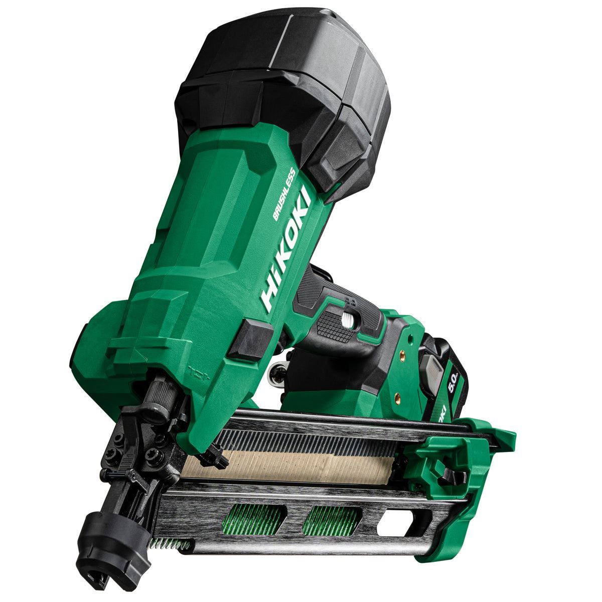 Hikoki NR1890DCAJPZ 18V Brushless 2nd Generation 90mm Clipped Head Framing Nailer with 2 x 5.0Ah Battery Charger & Case