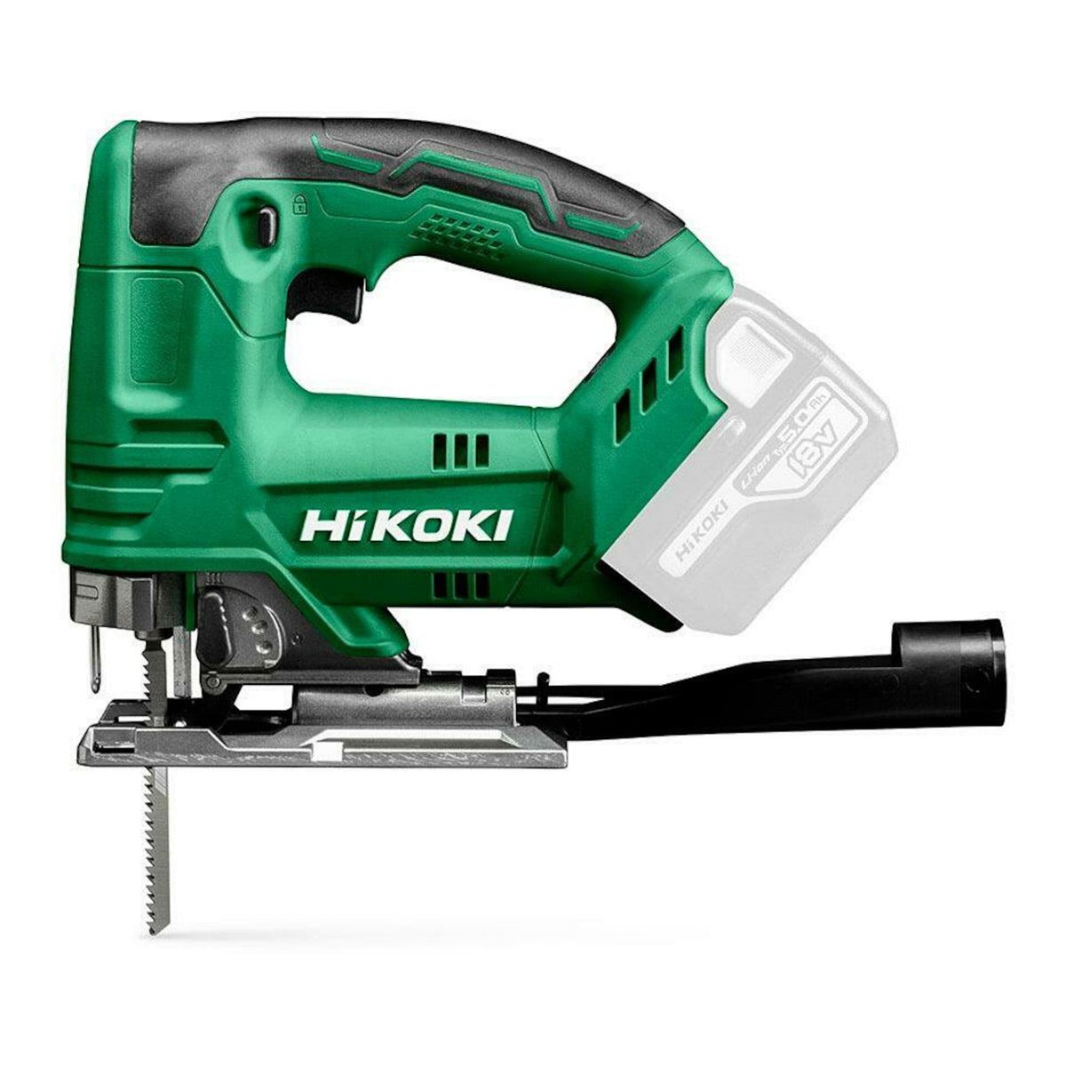 Hikoki CJ18DAW2Z 18V Cordless Top Handle Jigsaw with 1 x 2.5Ah/5.0Ah Battery & Charger