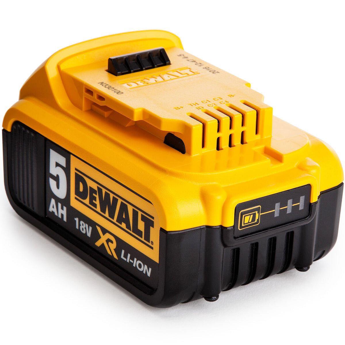 Dewalt DCB184 18V XR Li-ion 5.0Ah XR Slide Battery Twin Pack