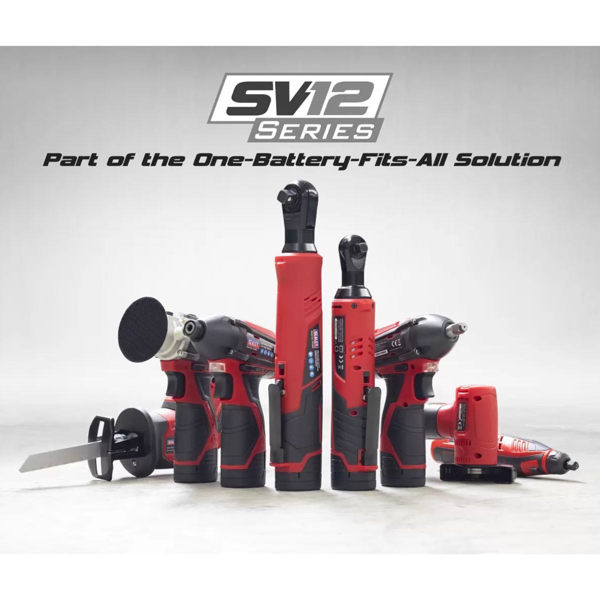 Sealey CP1202KIT 12V Ratchet Wrench Kit 3/8