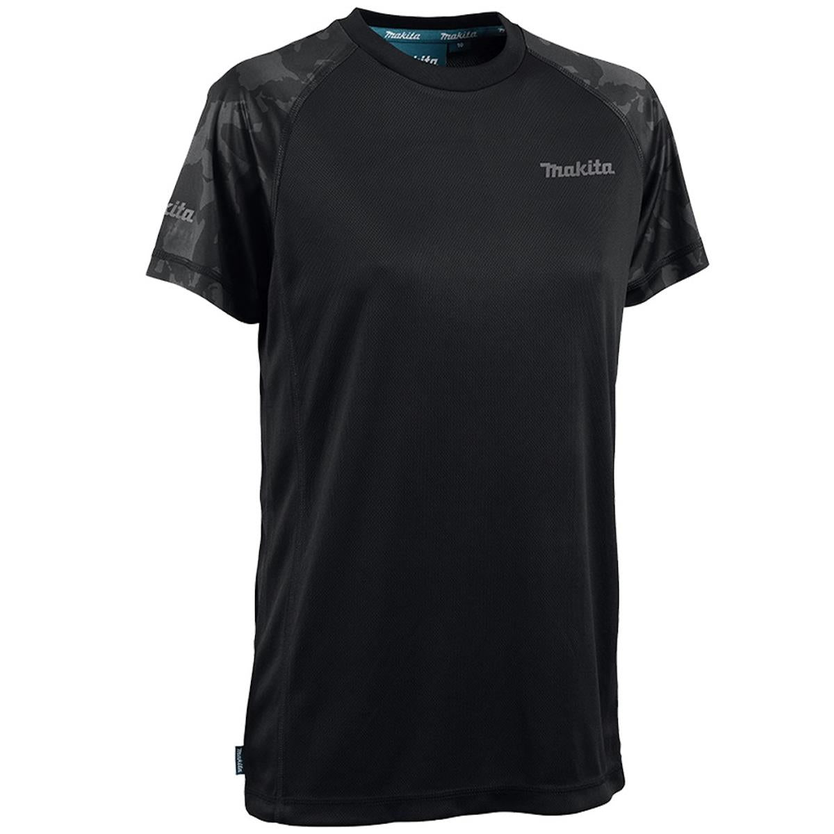 Makita MK102M Tech T-Shirt Regular Fit Black - Size XL