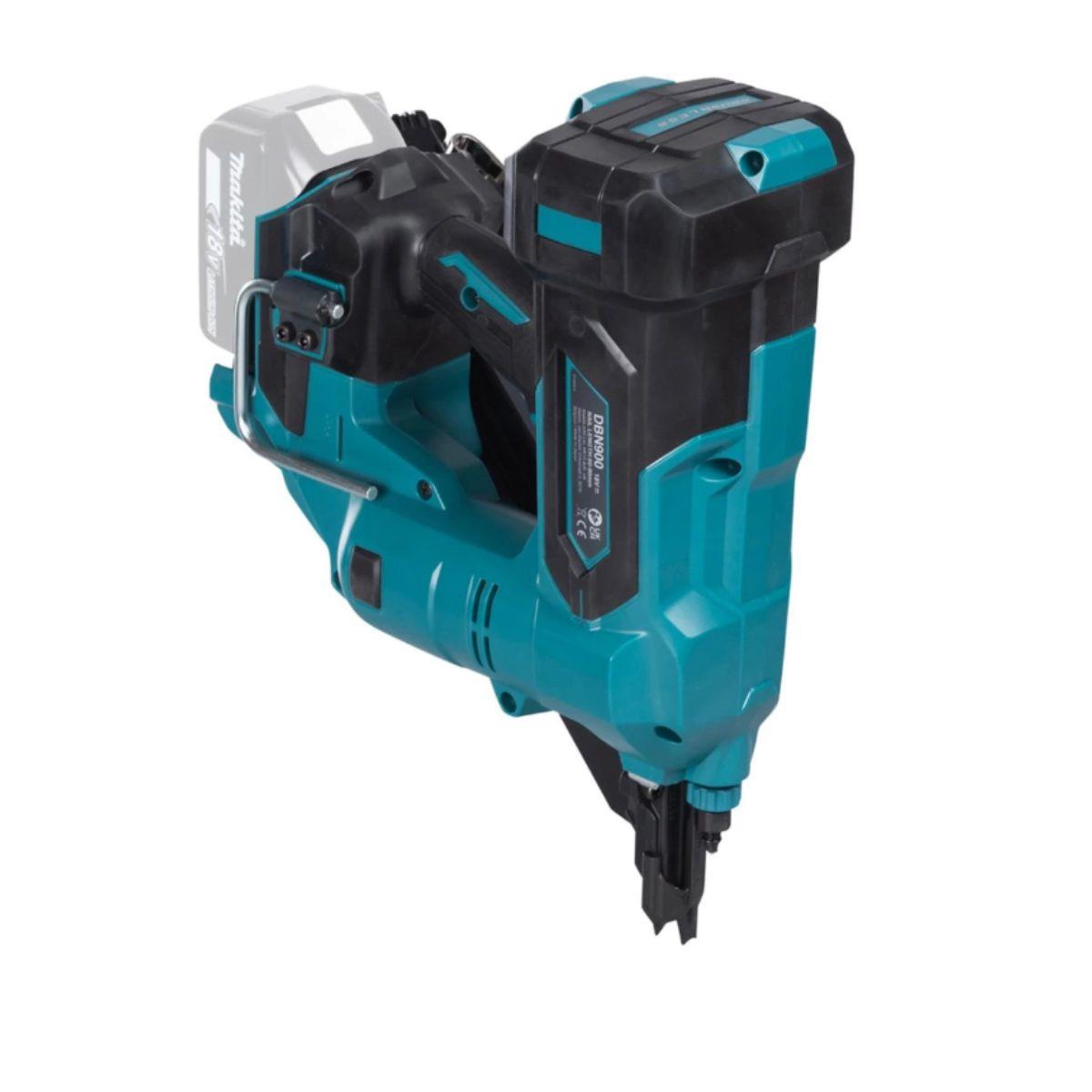 Makita DBN900RTE 18V LXT Cordless Brushless Framing Nailer With 2 x 5.0Ah Batteries, Charger & Carry Case