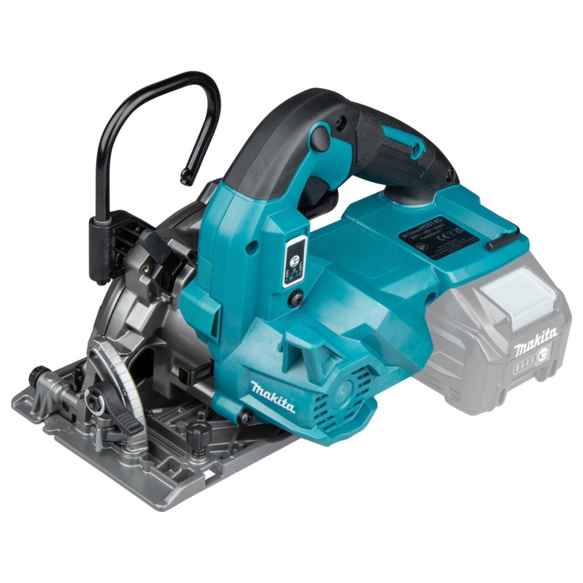 Makita HS014GZ 40V Max XGT Brushless 125mm Circular Saw with 1 x 4.0Ah Battery & Charger