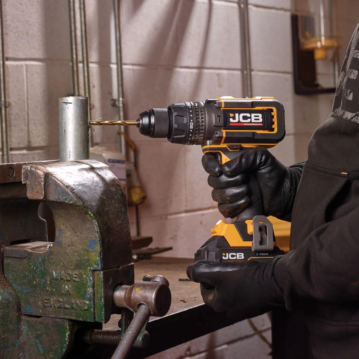JCB-18PCD-160-5 18V Brushless 160Nm Combi Drill with 2 x Pro 5.0Ah Batteries & 4.5A Charger