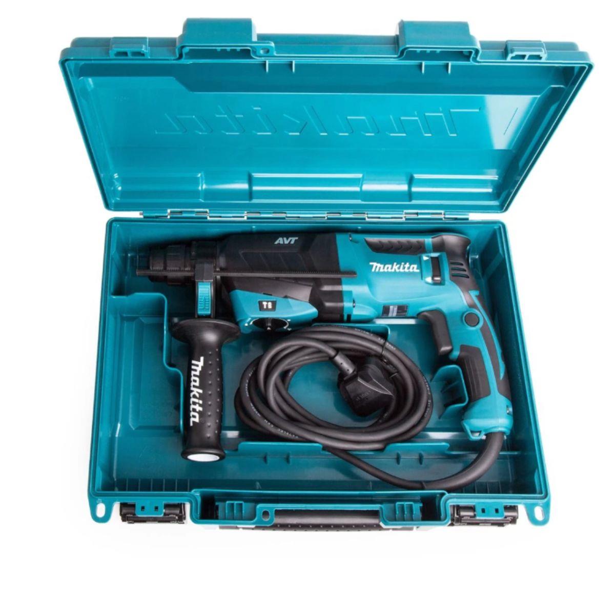 Makita HR2631F/2 Corded Rotary Hammer SDS Plus 3 Mode ATV 26mm With Case 800W/240V