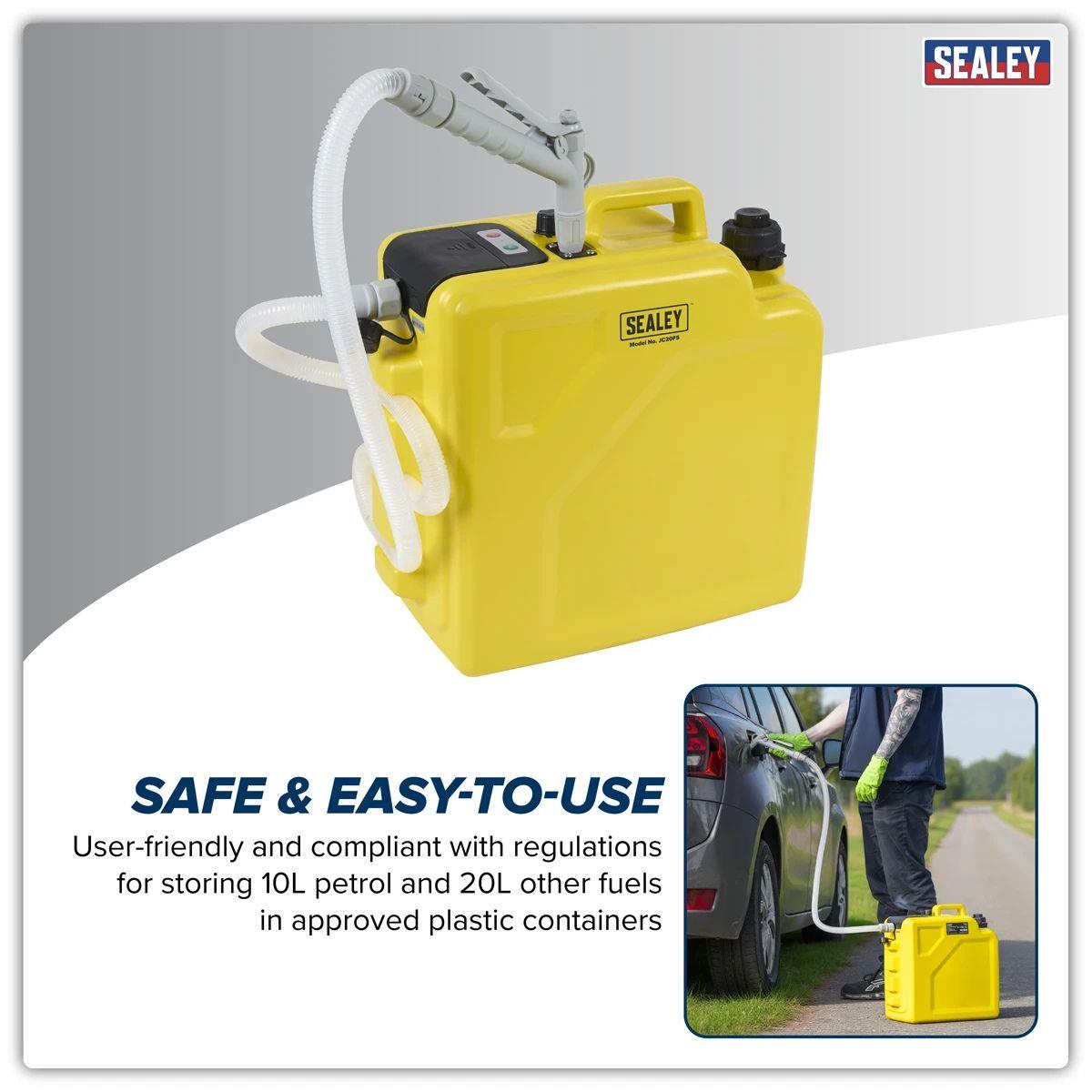 Sealey JC20FS Multi-Powered Portable Fuelling Station 20L
