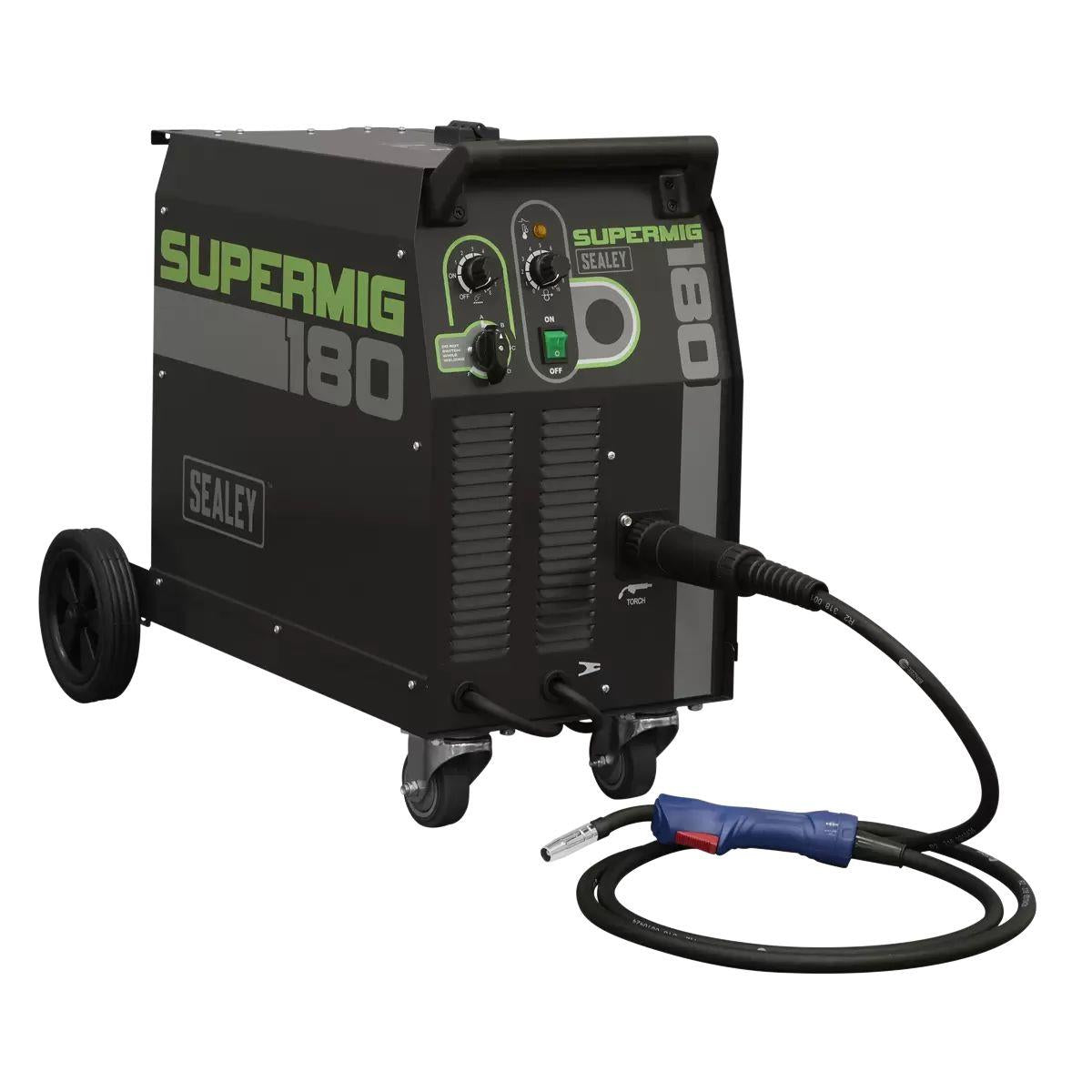 Sealey SUPERMIG180 180A Professional MIG Welder with Binzel Euro Torch 230V
