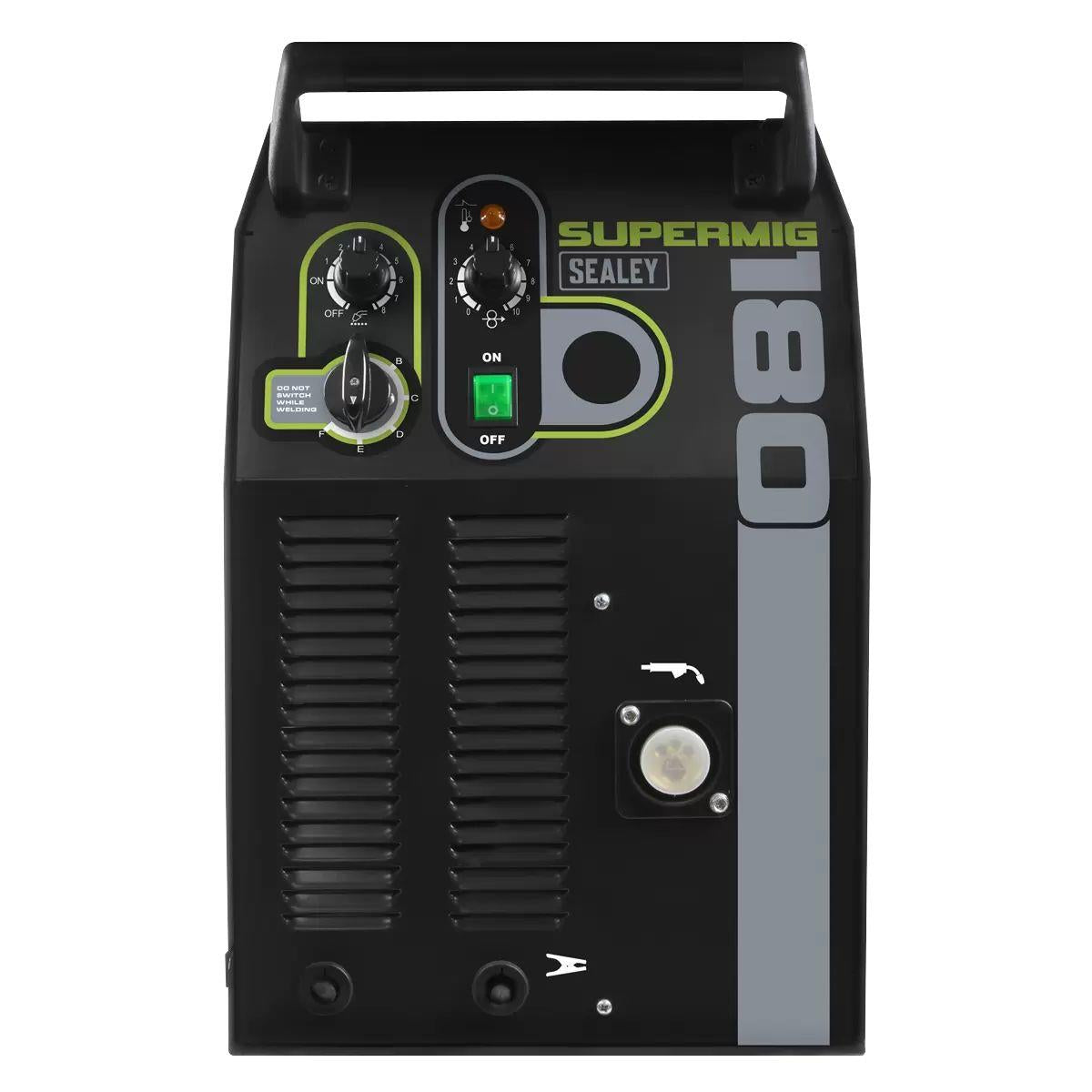Sealey SUPERMIG180 180A Professional MIG Welder with Binzel Euro Torch 230V