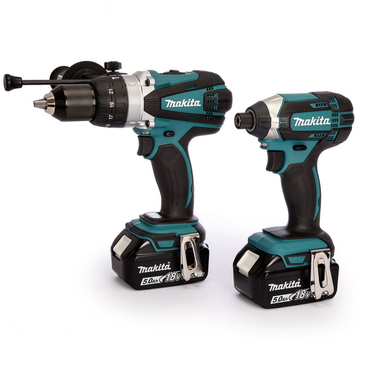 Makita DLX2145TJ 18V LXT Twin Pack With 2 x 5.0Ah Battery Charger & Type 3 Case Item Condition Box Opened Never Used