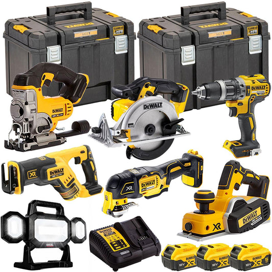 Dewalt DCK665P3T4 18V 7 Piece Power Tool Kit with 3 x 5.0Ah Batteries