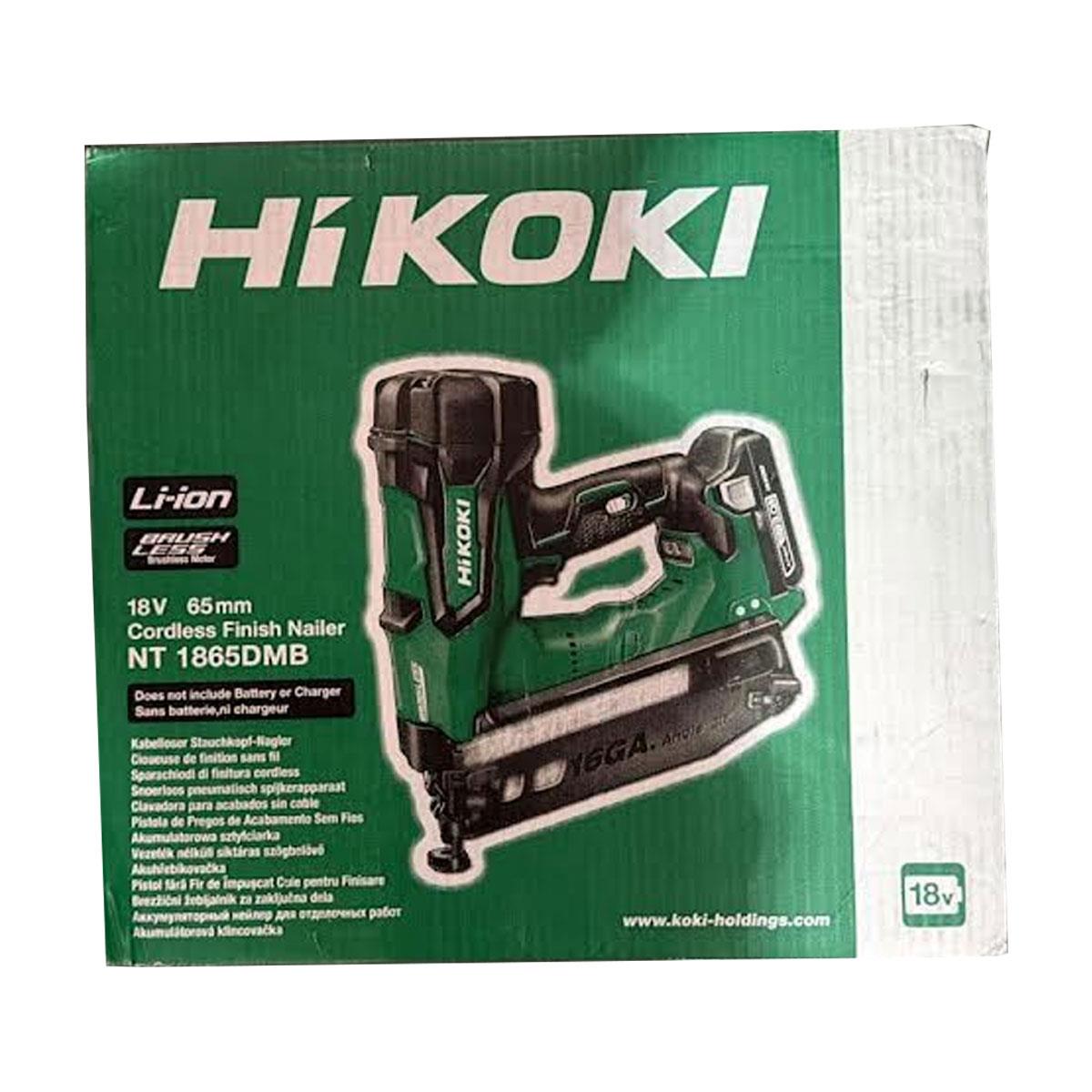 Hikoki NT1865DMB 18V Brushless 16G Angled Finish Nailer Body Only Item Condition Box Opened Never Used