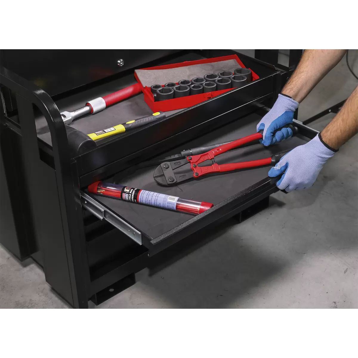 Sealey PTB91505 Premier Heavy-Duty Site Box 5 Drawer 915mm