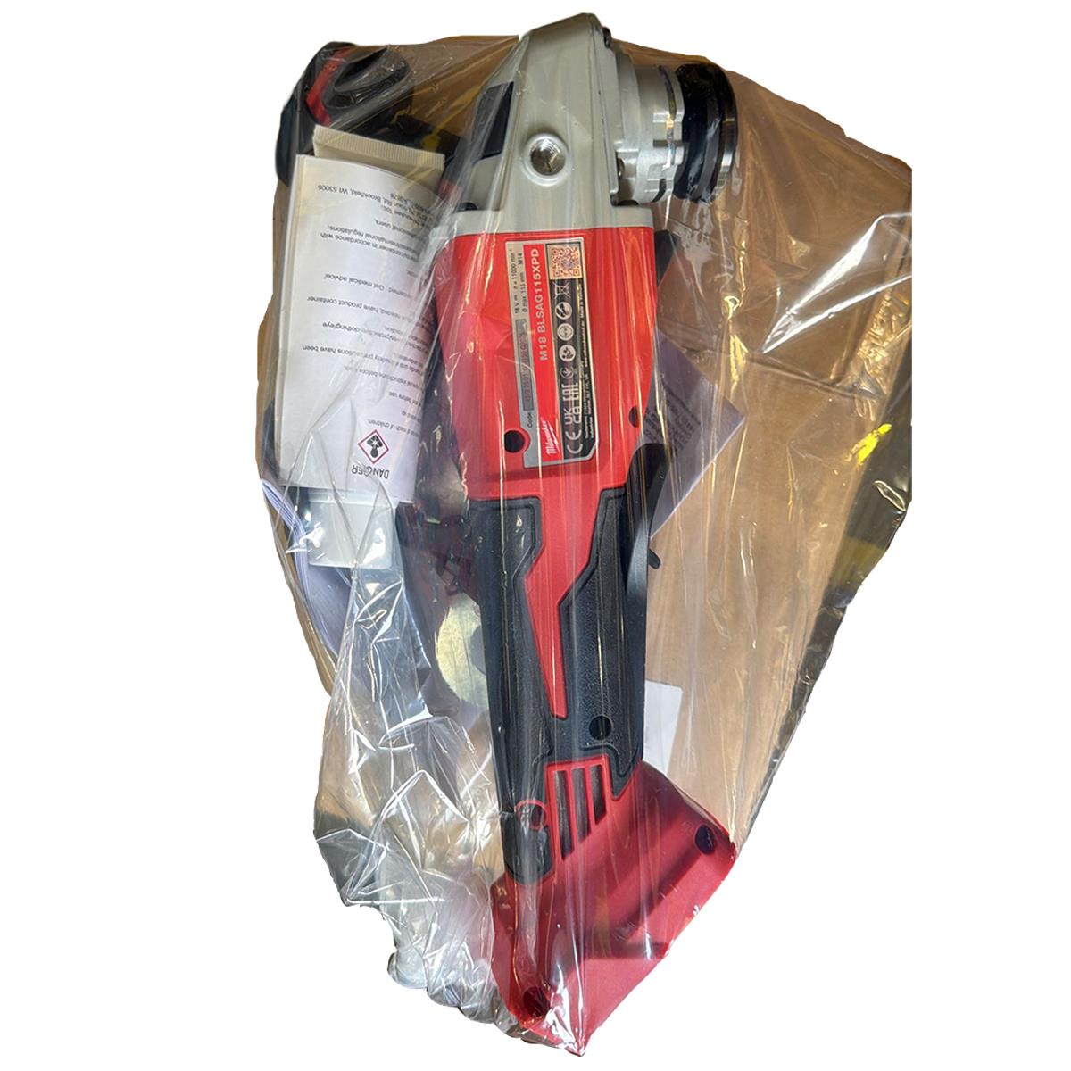 Milwaukee M18BLSAG115XPD-0 18V Brushless 115mm Angle Grinder with Paddle Switch 4933492647 Item Condition Box Opened Never Used