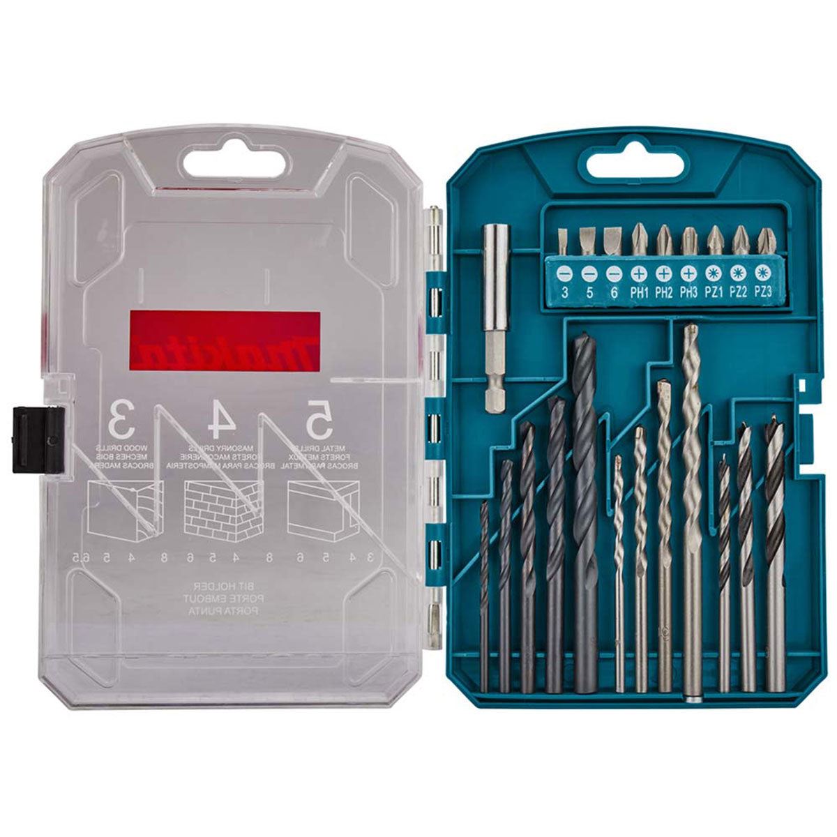 Makita P-44002 Drilling & Screwdriver Bit Set Of 22 Piece
