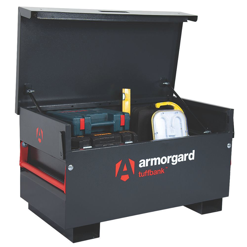 Armorgard TB2 TuffBank Site Box 1150mm x 615mm x 640mm Heavy Duty Storage for Tools & Equipment